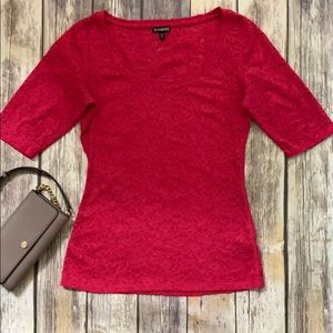 Pink Lace Express Top